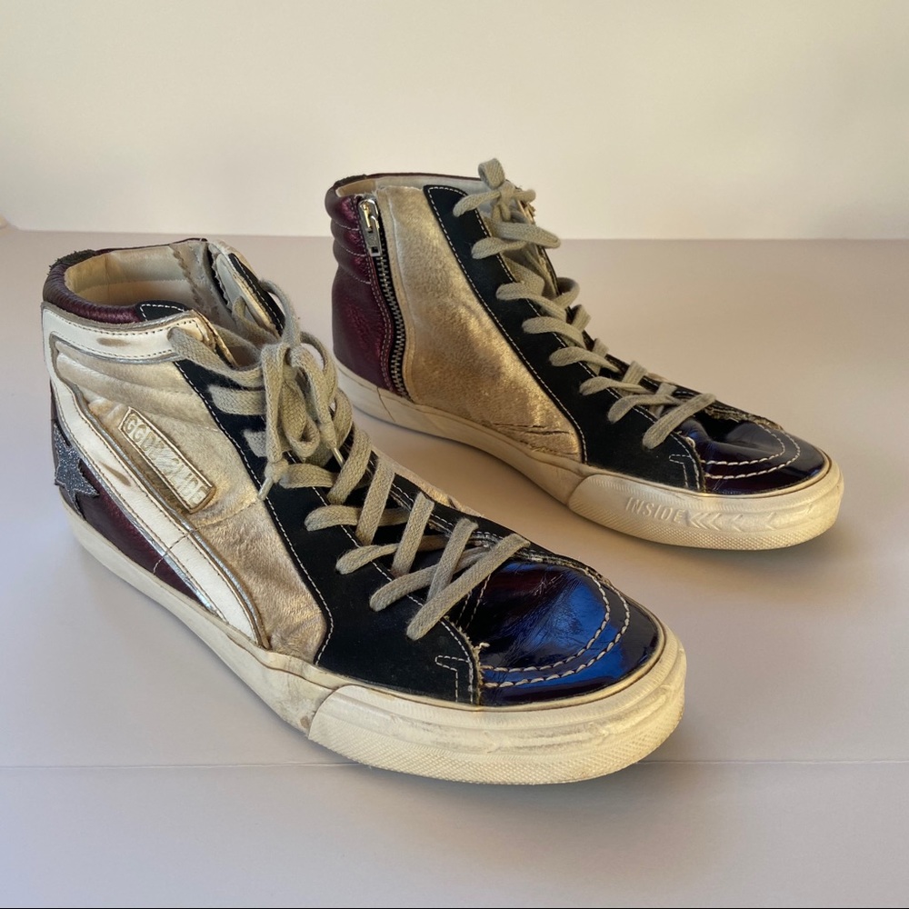 Golden Goose Slide high-top sneakers sz 40